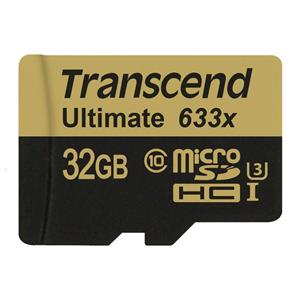 حافظه میکرو اس دی ترنسند مدل 633 ایکس با ظرفیت 32 گیگابایت